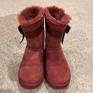 UGG Boots, Women’s Size 10, Burgundy